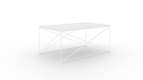 Dante coffee table, black/white, glossy, ADRK