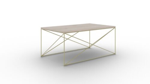 Dante coffee table, gold/Sonoma, ADRK