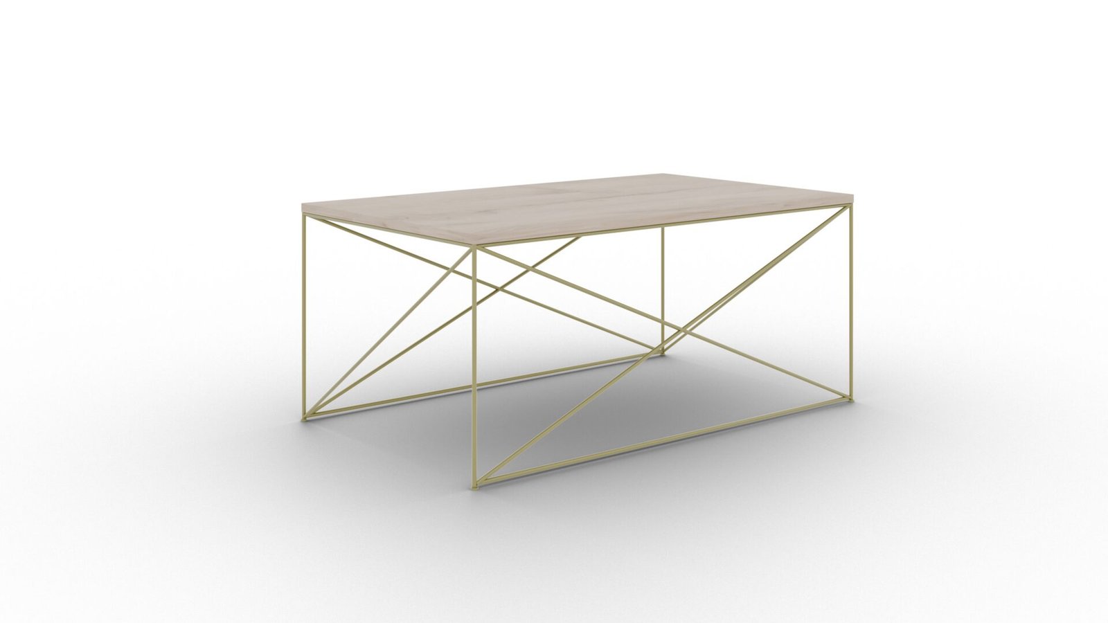 Dante coffee table, gold/Sonoma, ADRK