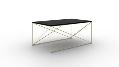 Dante coffee table, gold/black, ADRK
