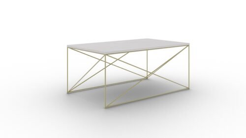 Dante coffee table, gold/concrete, ADRK