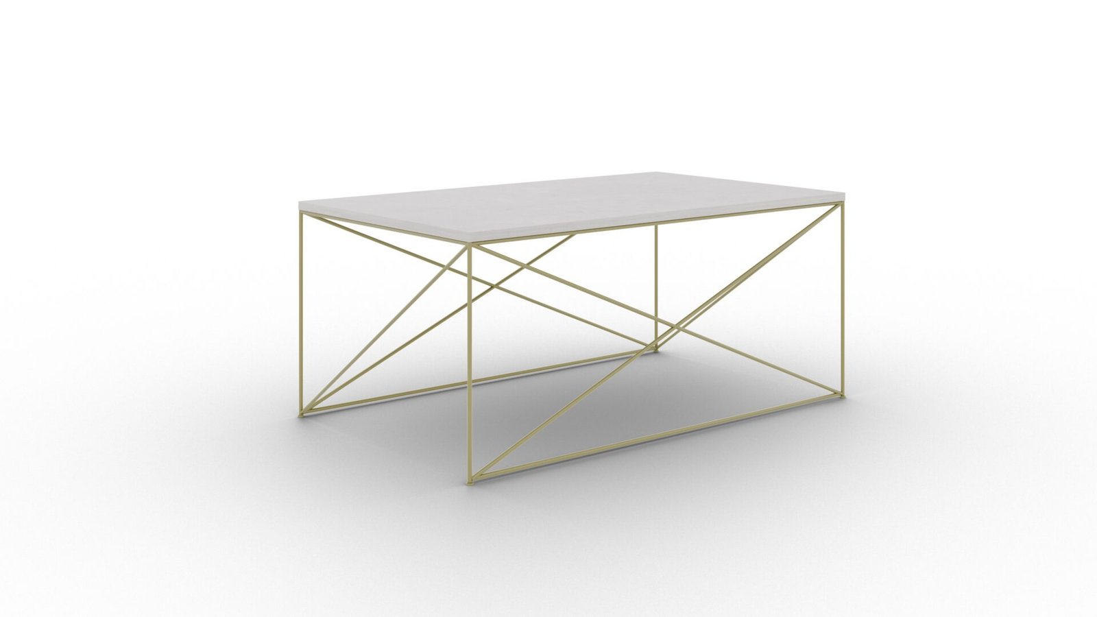 Dante coffee table, gold/concrete, ADRK