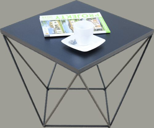 DIANA coffee table, 50×50, black, ADRK