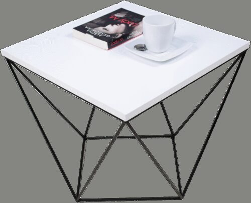 DIANA coffee table 50×50 black/white ADRK