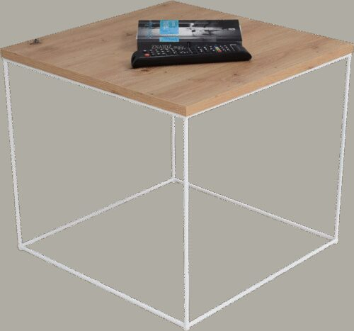 ELENA coffee table 50×50 white/artisanal ADRK