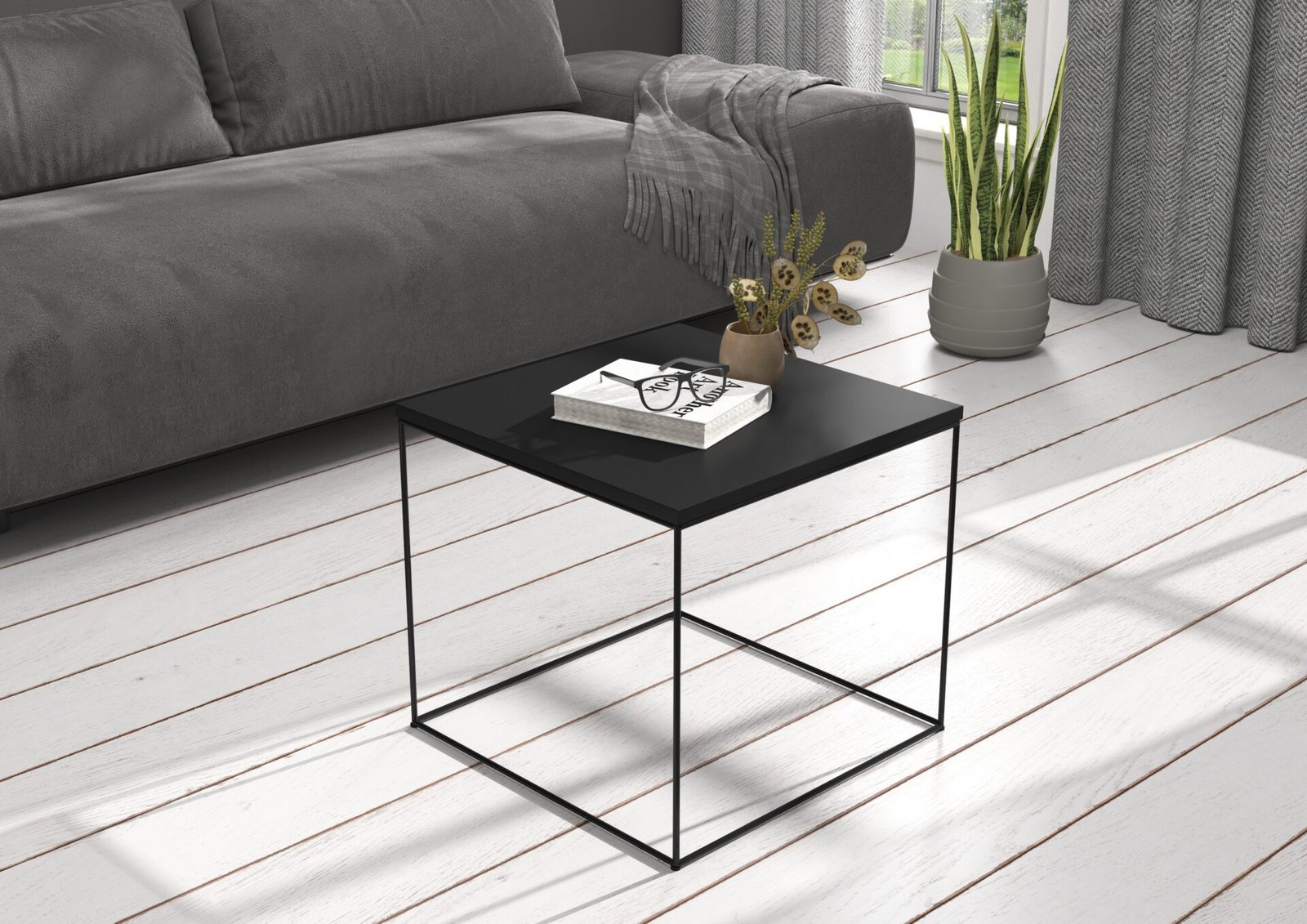 ELENA coffee table, 50x50, black, ADRK - Image 2