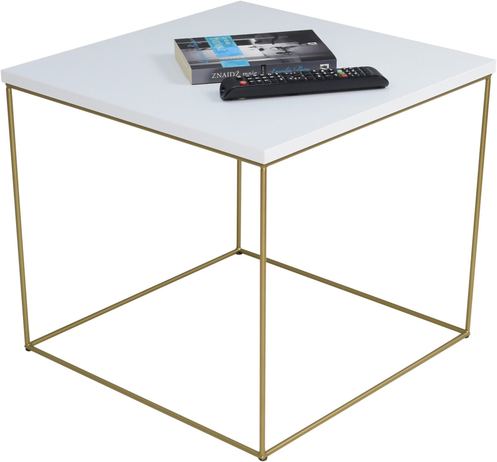 ELENA coffee table 50x50 gold/white ADRK