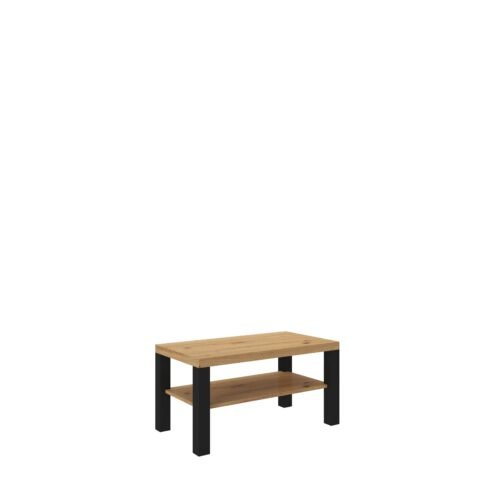 GOMEZ coffee table 100×55, Artisan/matte black, ADRK