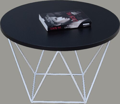 LIAM coffee table, white/black, ADRK
