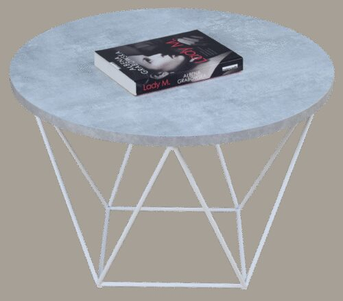 LIAM coffee table, white/concrete, ADRK