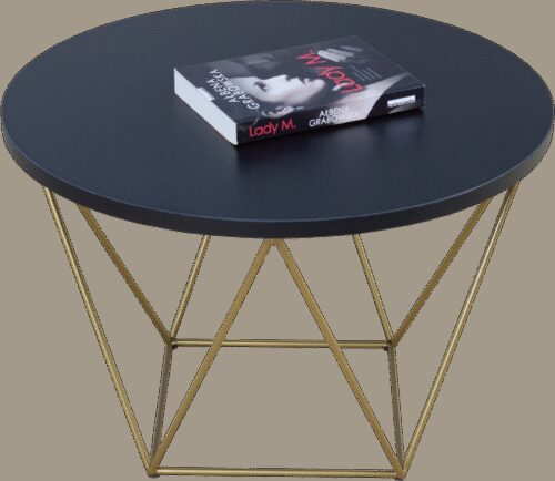 LIAM coffee table, gold/black, ADRK