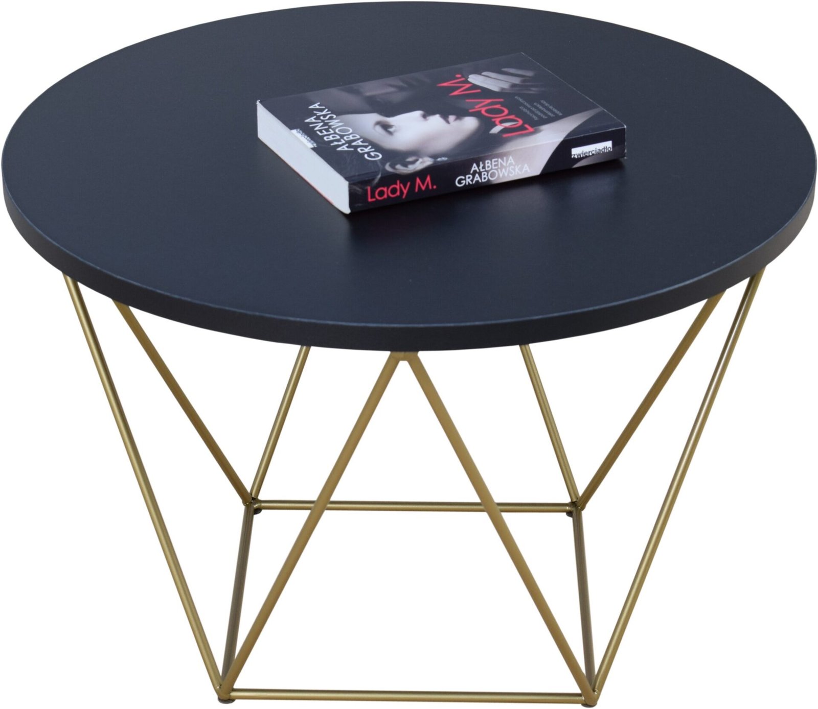 LIAM coffee table, gold/black, ADRK