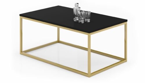 NARISA coffee table 100×60 gold/black ADRK