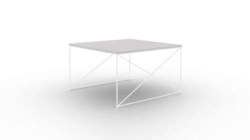 Nelia coffee table, white/concrete, ADRK