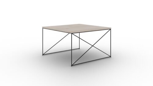 Nelia coffee table, black/Sonoma, ADRK