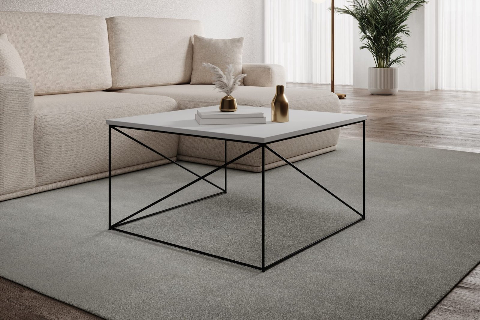 Nelia coffee table black/white ADRK - Image 2
