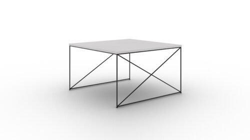 Nelia coffee table, black/concrete, ADRK