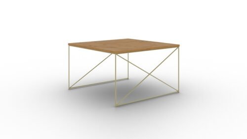 Nelia coffee table gold/Lancelot oak ADRK