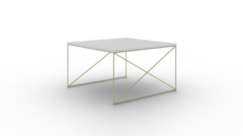 Nelia coffee table, gold/concrete, ADRK