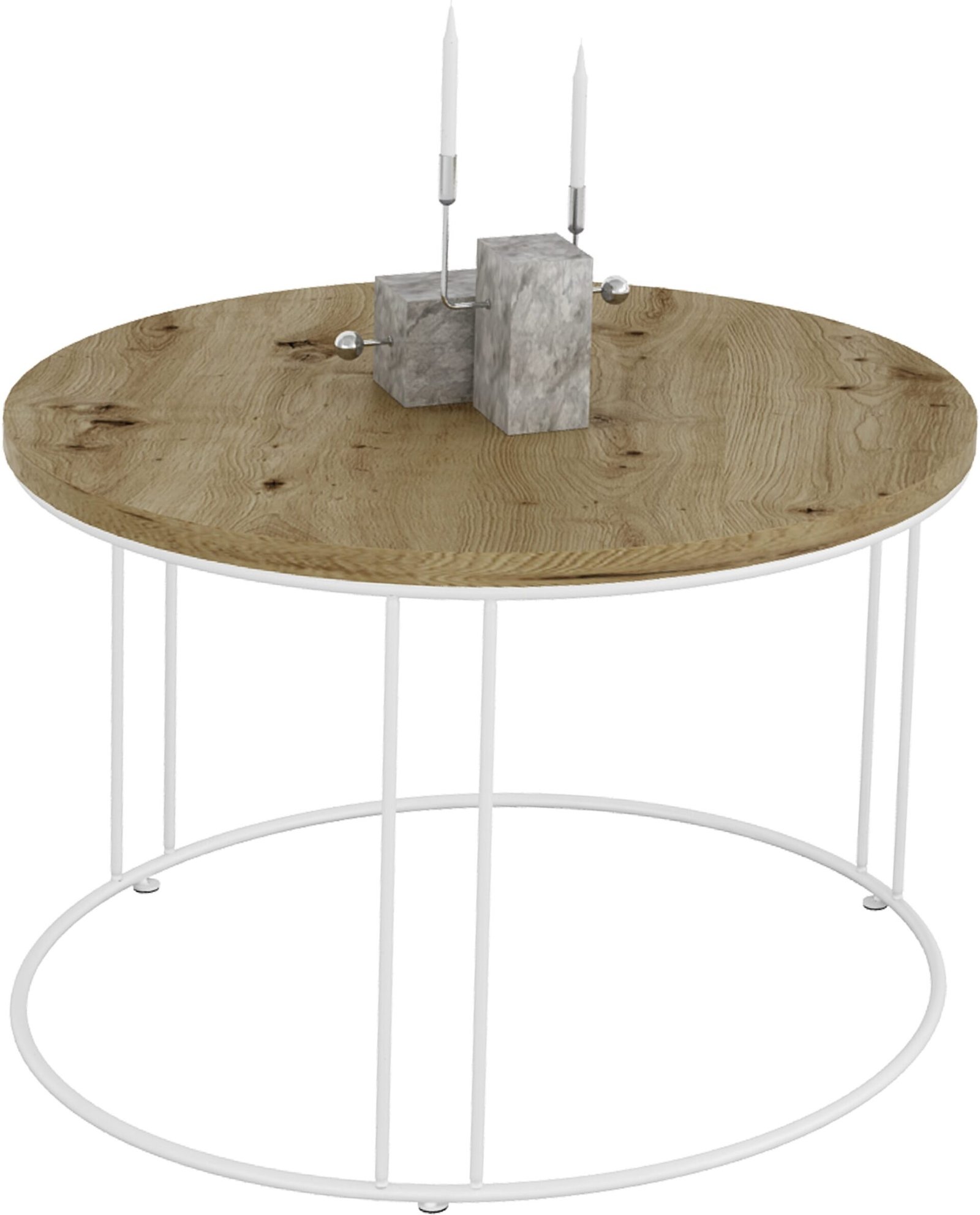 NOEL coffee table, white/artisanal, ADRK