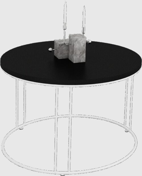 NOEL coffee table, white/black, ADRK