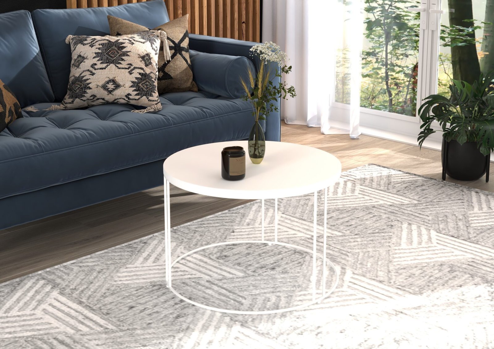 NOEL coffee table, white, ADRK - Image 2