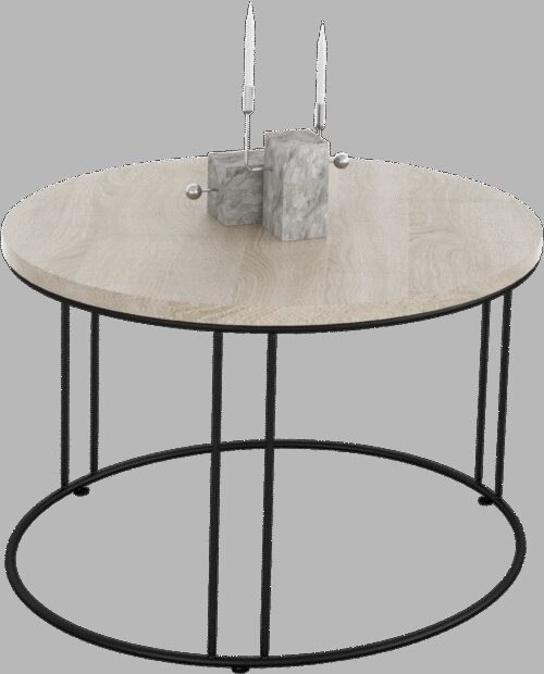 NOEL coffee table, black/Sonoma, ADRK