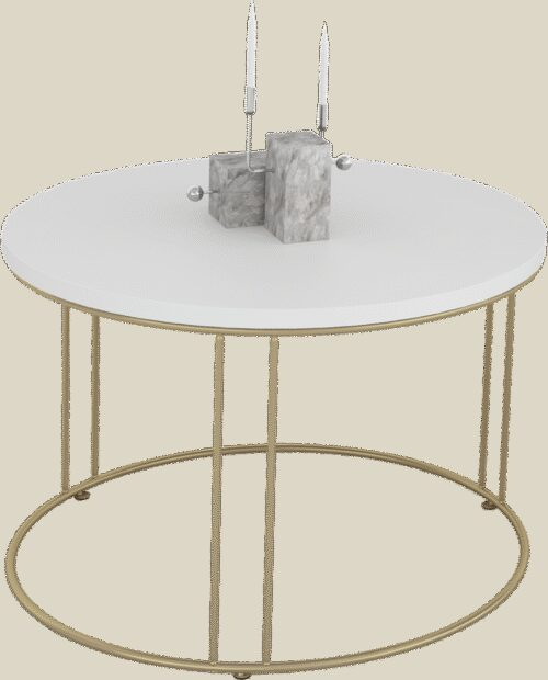 NOEL coffee table gold/white ADRK