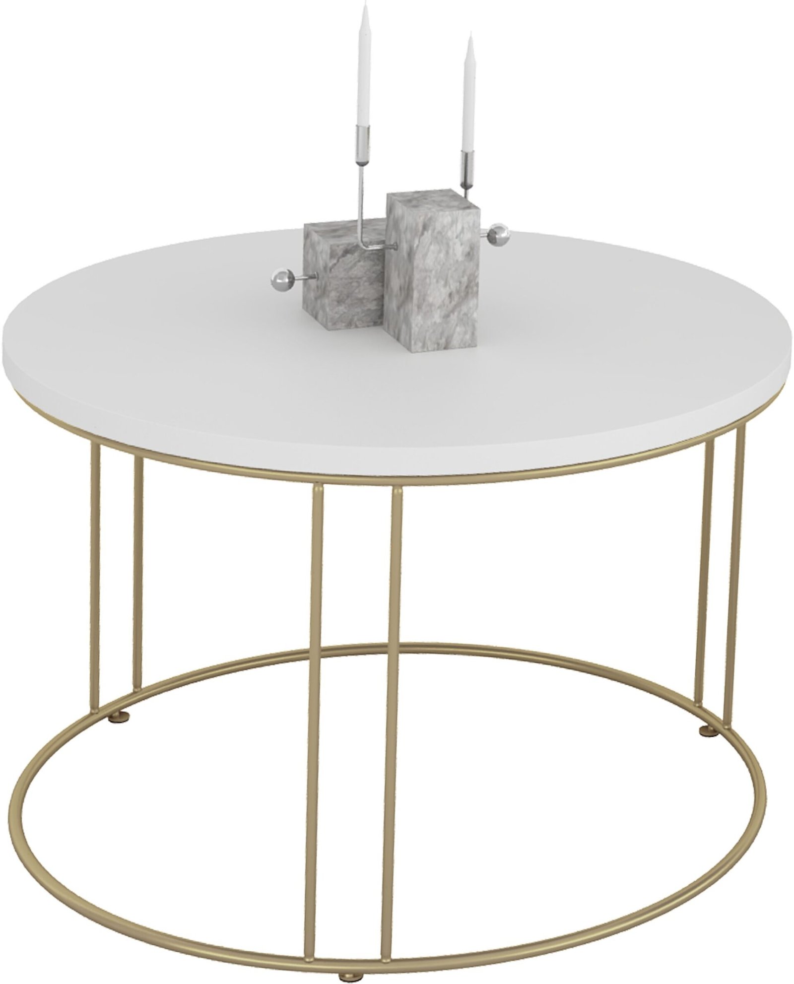 NOEL coffee table gold/white ADRK