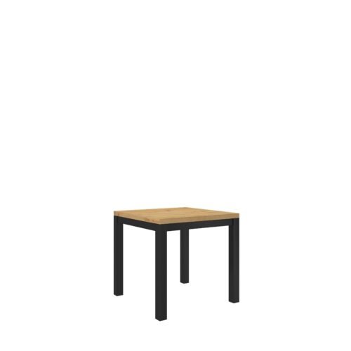Coffee table OLAF 1 80×80 Artisan/Matte black ADRK