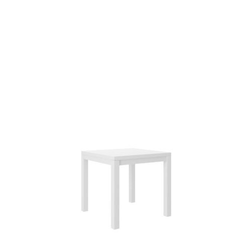 Coffee table OLAF 1 80×80 white ADRK