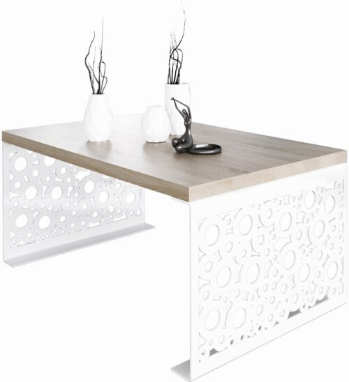 RINA coffee table, 100×60, white/Sonoma, ADRK