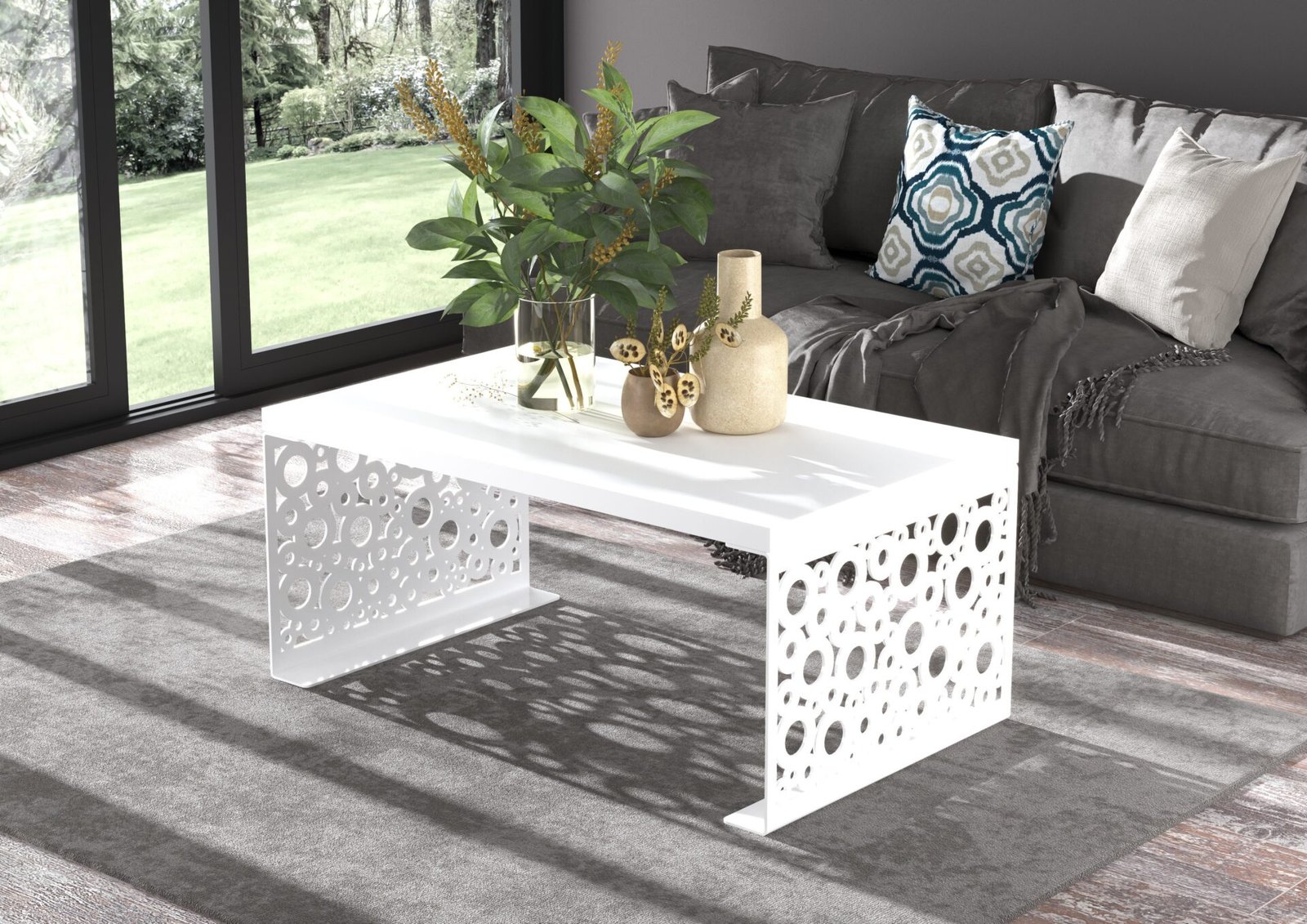 RINA coffee table, 100x60, white, ADRK - Image 2