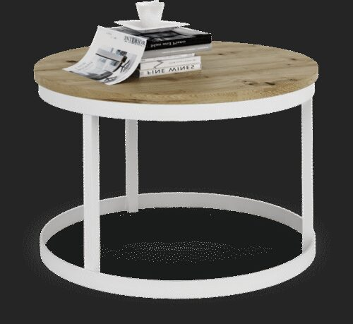 RINEN coffee table white/Artisan ADRK