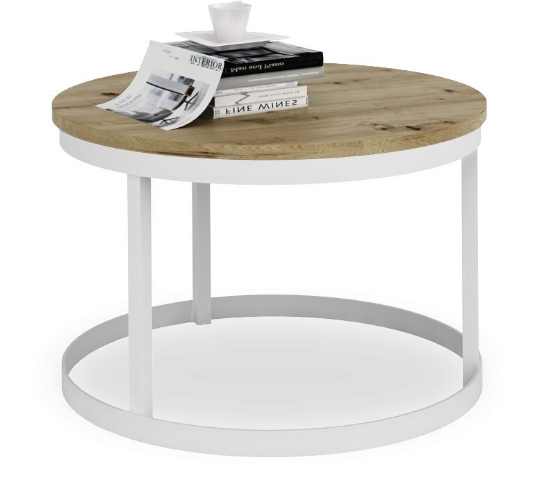 RINEN coffee table white/Artisan ADRK