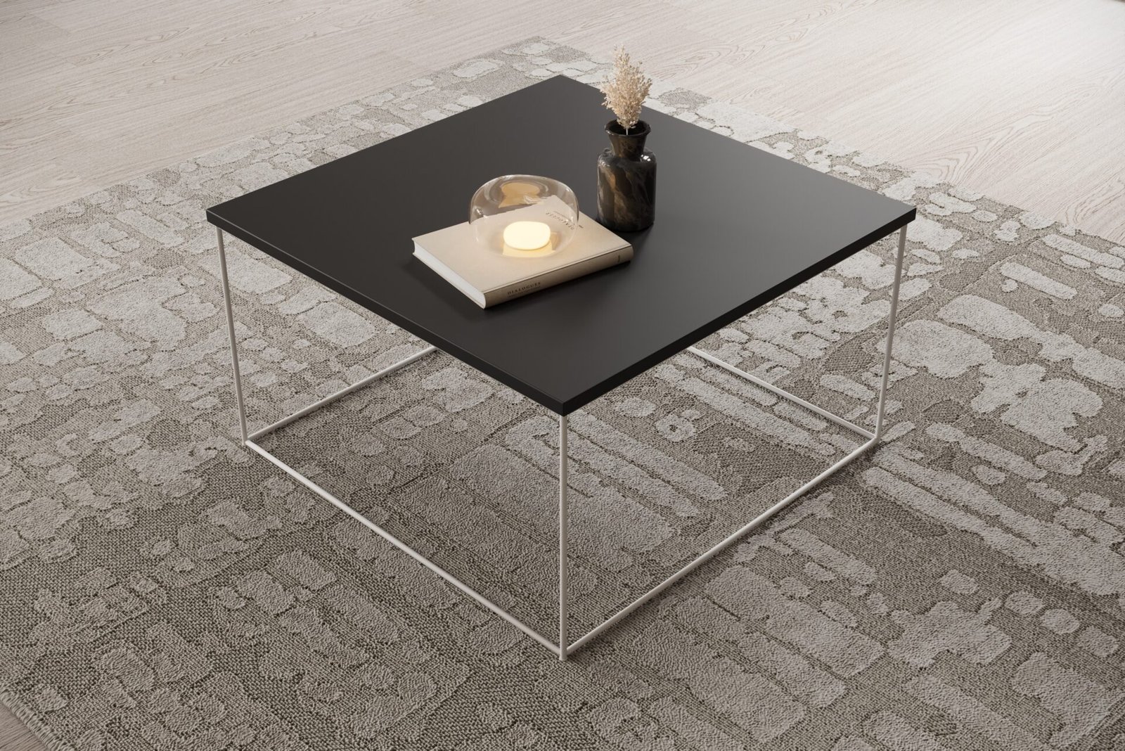 Roni coffee table, white/black, ADRK - Image 3