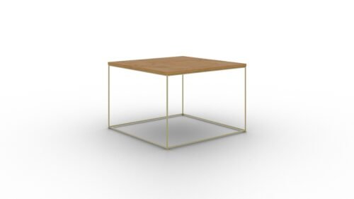 Roni coffee table, gold/Lancelot oak, ADRK
