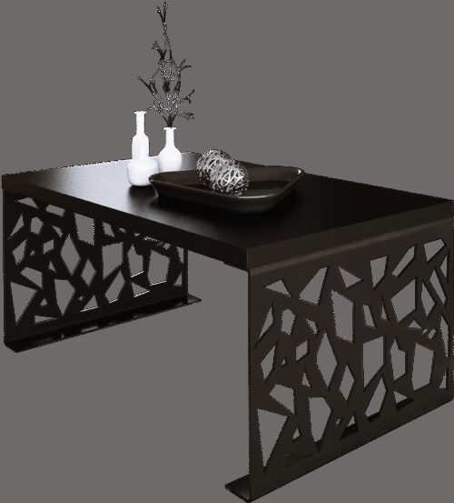 SEMARA coffee table, 100×60, black, ADRK