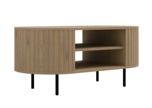 Coffee table with shelf 200 Oval cremona oak