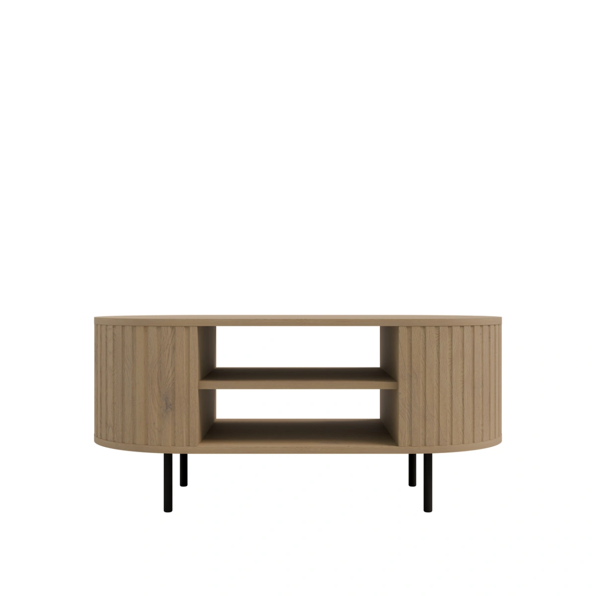 Coffee table with shelf 200 Oval cremona oak - Image 2
