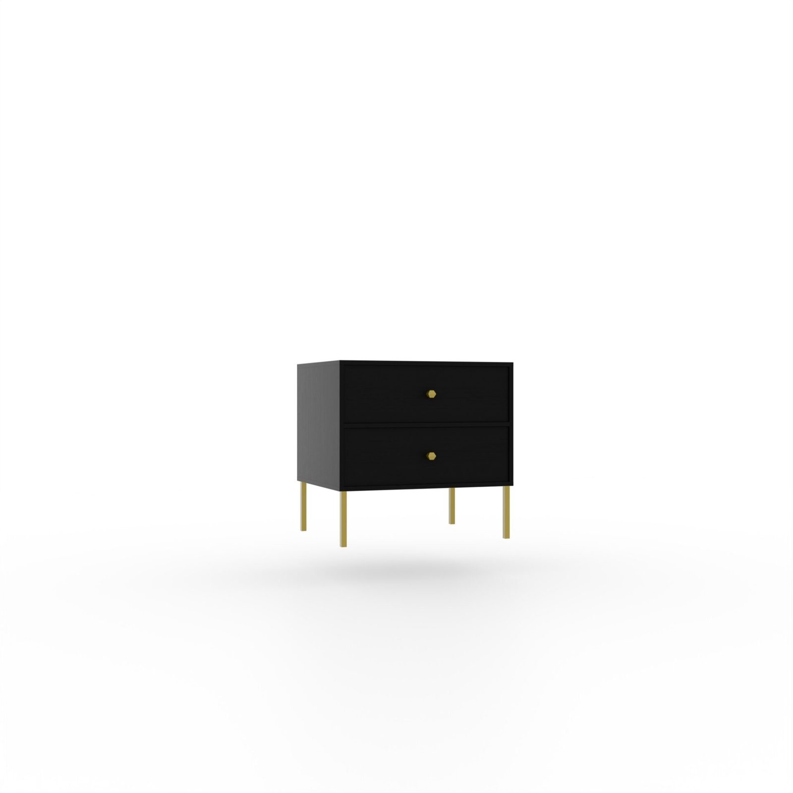 Tili black ADRK bedside table