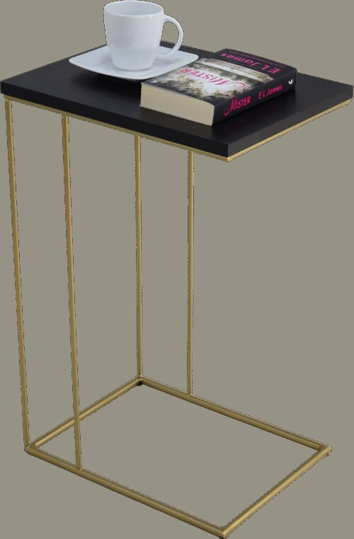 DRU side table gold/black ADRK