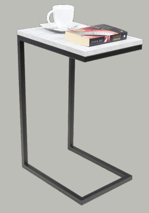 SPARK side table, black/concrete, ADRK