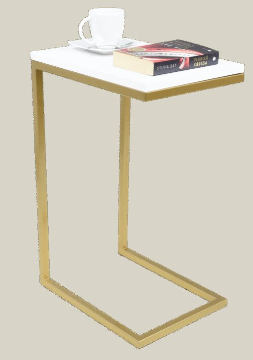 SPARK side table gold/white ADRK