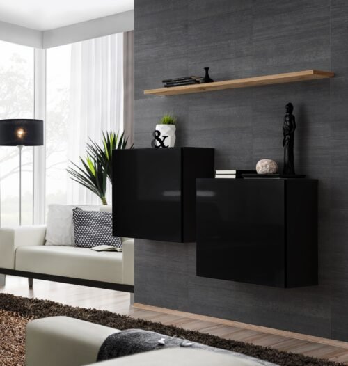 Chest of drawers SWITCH I black/wotan ASM