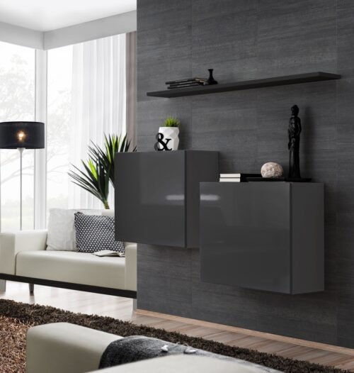 Chest of drawers SWITCH I graphite/black ASM