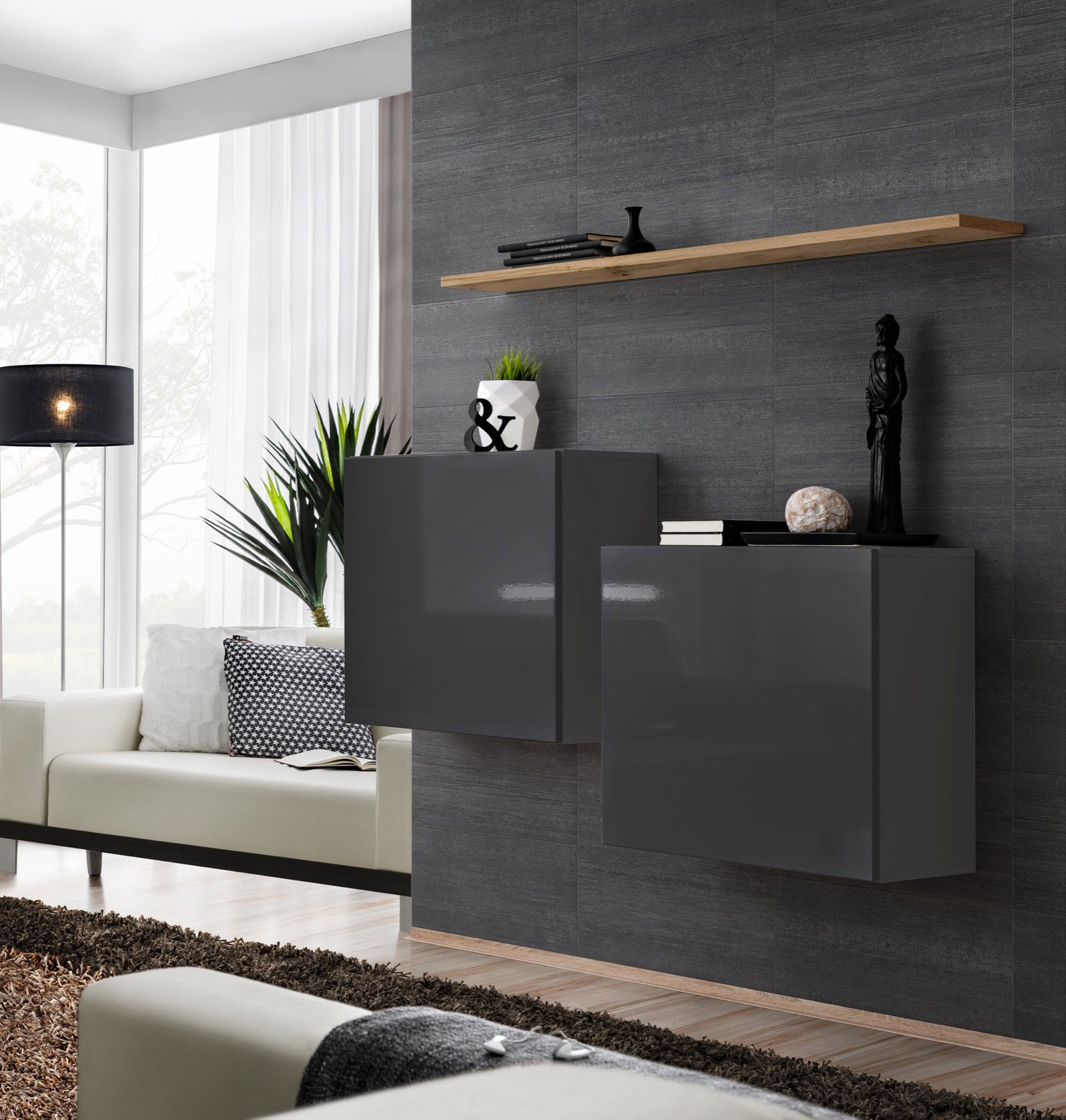 Chest of drawers SWITCH I graphite/wotan ASM