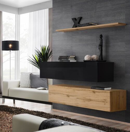 Chest of drawers SWITCH II black/wotan5 ASM