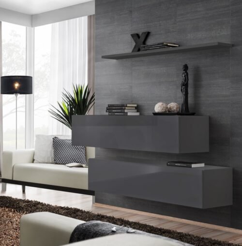 Chest of drawers SWITCH II graphite color ASM