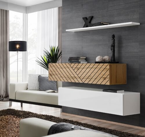 Chest of drawers SWITCH II wotan/white ASM
